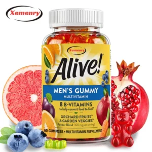 HoneyB2B | Men's Multivitamin Gummies - Supports Energy Metabolism and Muscle Function, and Enhances Immunity - 60 Gummies