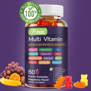 HoneyB2B | Multivitamin Gummies - Enhances Energy Levels, Immune Support, Antioxidant - with Vitamins and Minerals