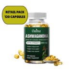HoneyB2B | Organic Ashwagandha Extract Capsules 2000mg – Daily Balance, Mood & Wellness Support (120 Capsules)