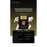 RAMBO Men’s Booster Health Sachet | 10 Sachets | Swiss-Formulated | Energy • Prostate • Energy Booster