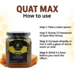 Honey Booster Quat Max – Herbal Honey with Nuts, Royal Jelly, Sidr Honey & Tongkat Ali | For Men & Women - Image 2